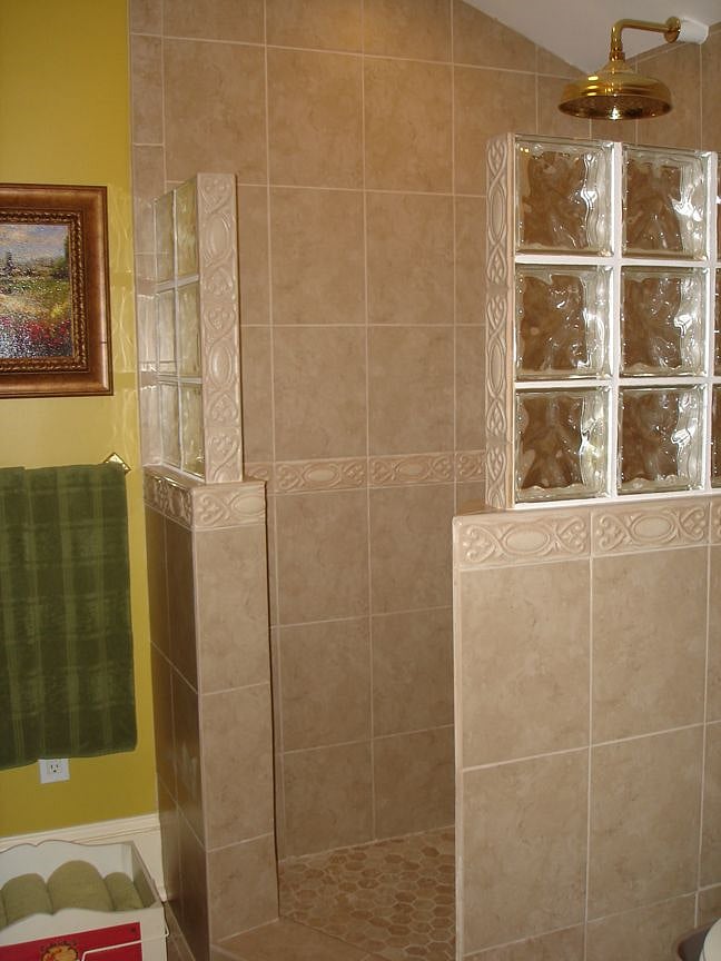 The rainfall shower.