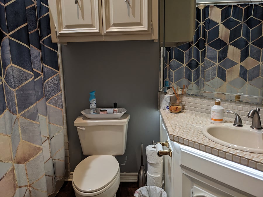 The dedicated full bathroom 