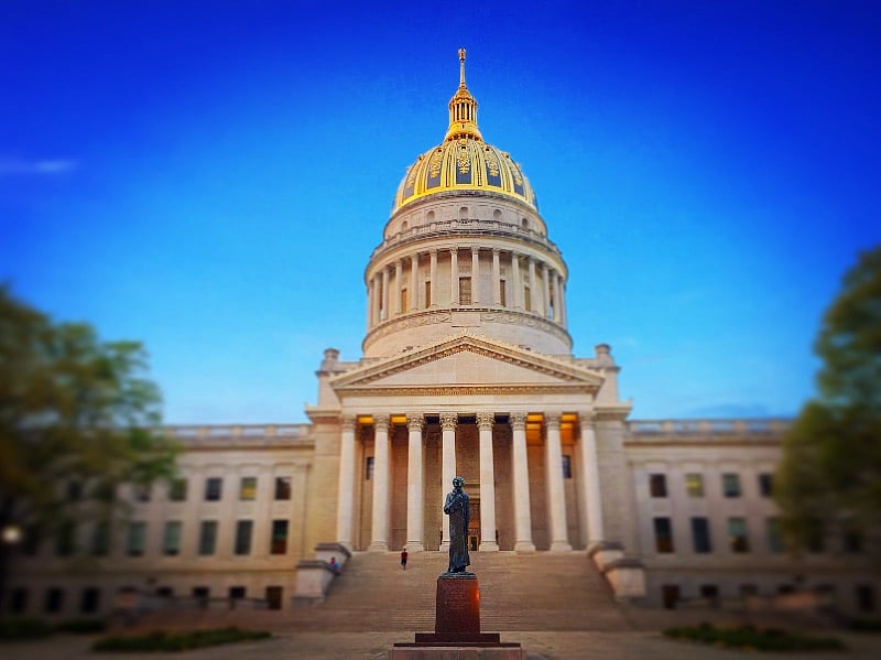 Steps to State Capitol of West Virginia
