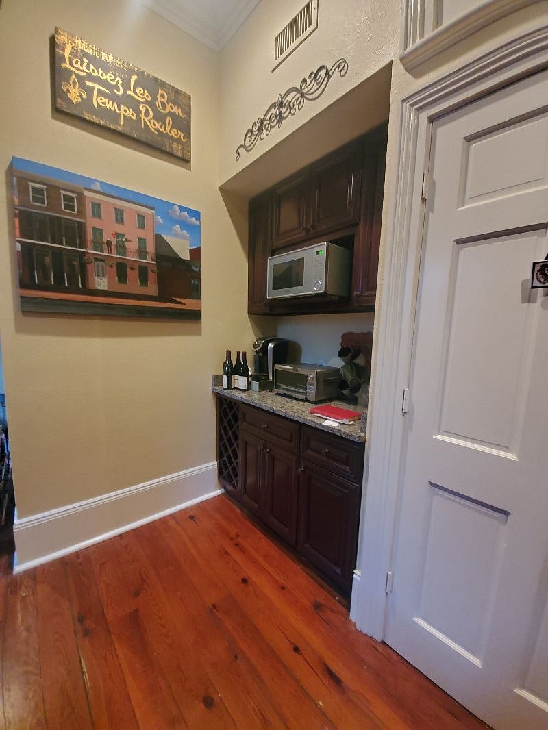 Coffee nook and large pantry