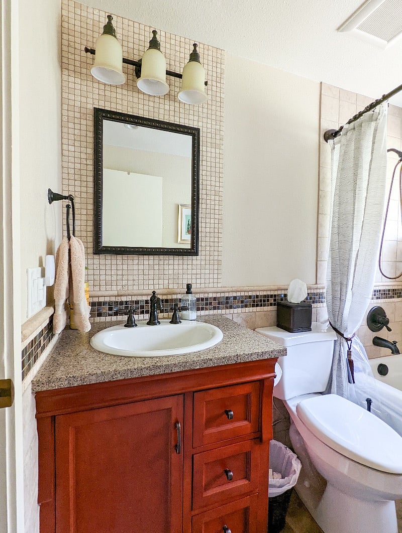 Renters bathroom. 