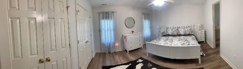 Master bedroom with private bathroom (1200$) all utility included 