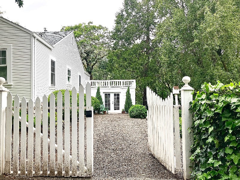 This large gate is your entrance to the property. (We use a different gate...)