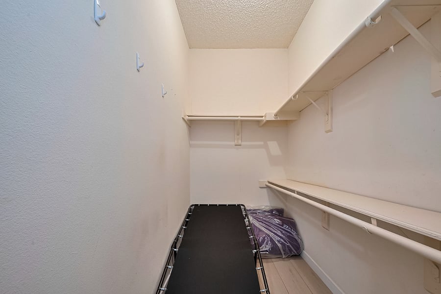 Guest closet with extra beds