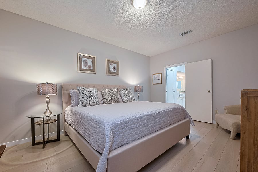 Primary bedroom with King
