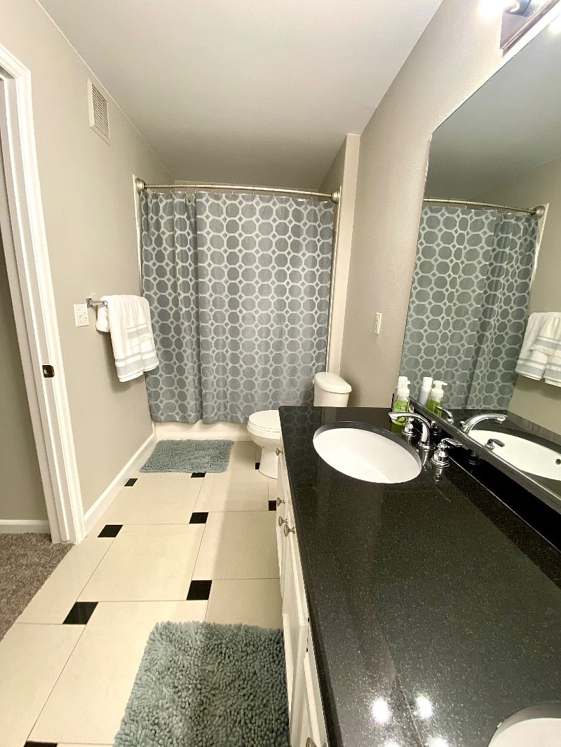 Large master bathroom