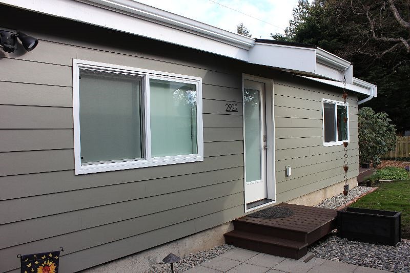 Covered porch entry