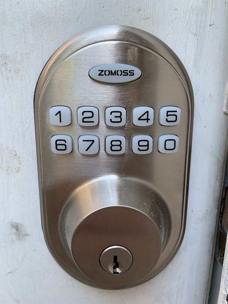 Your own personal lock code. No key needed.