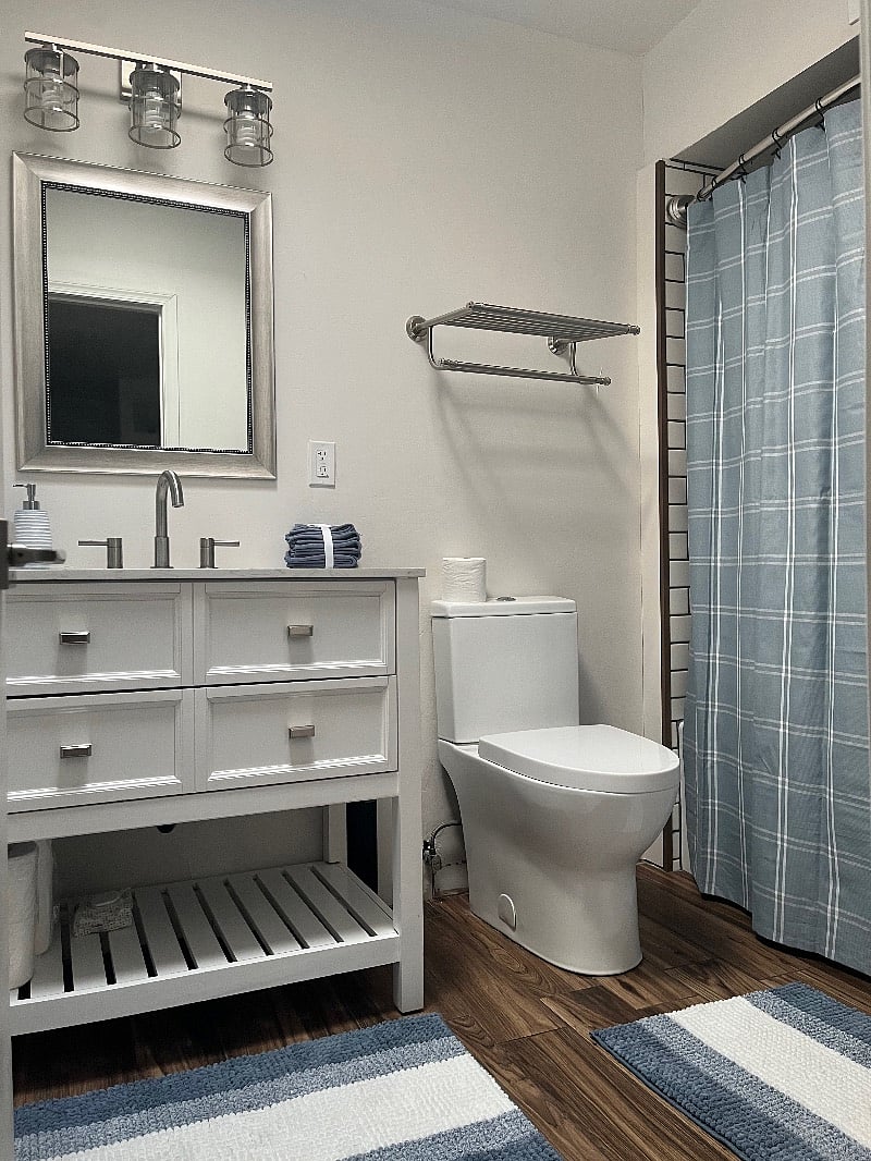 Shared bathroom. 