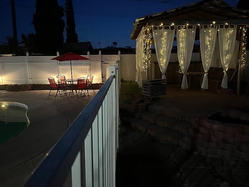 The sun is down and the magic starts!