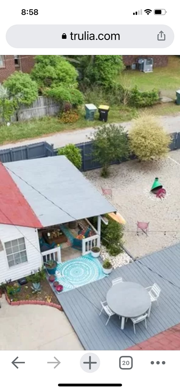 AREIAL VIEW OF BACKYARD