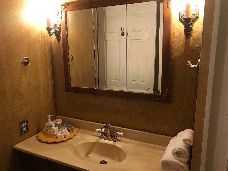 Bath with walk in shower