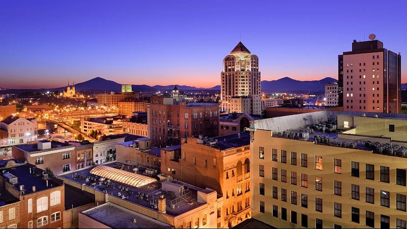 Roanoke skyline