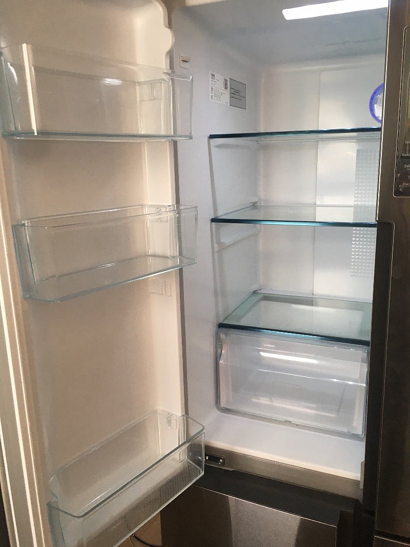 New stainless Top- fridge, double door