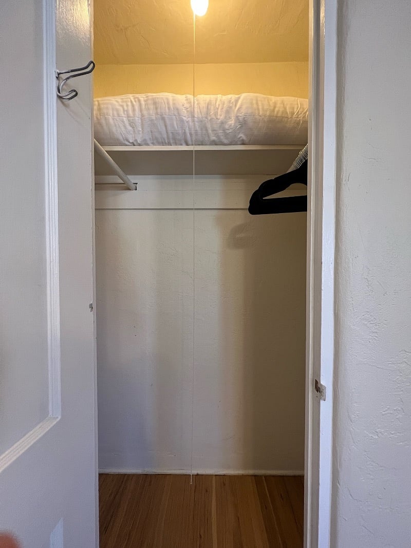 Second Bedroom Closet with ample storage