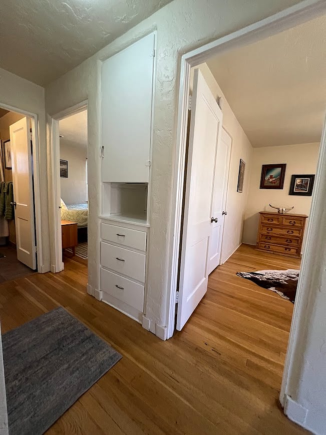Hallway closet with ample storage