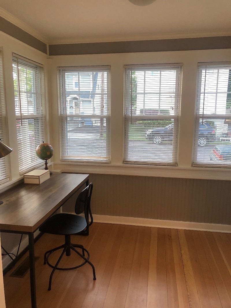 Office attached to master bedroom