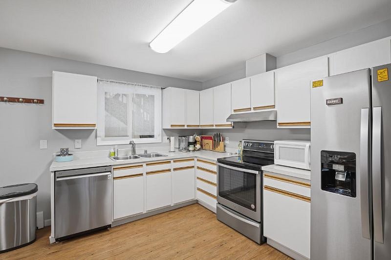 Kitchen with updated SS appliances