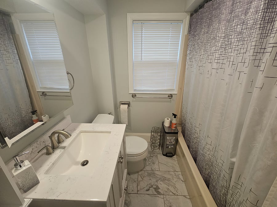Your private bathroom.