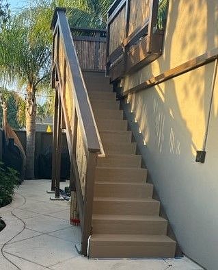 New Stairs/Private Entrance to Apartment.