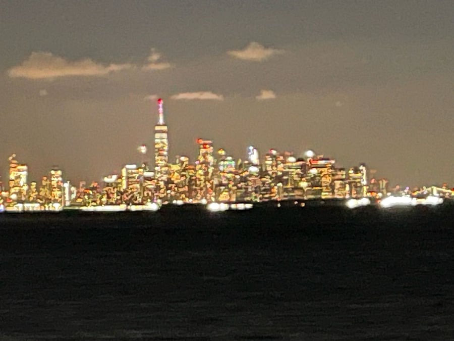 Night beach walk