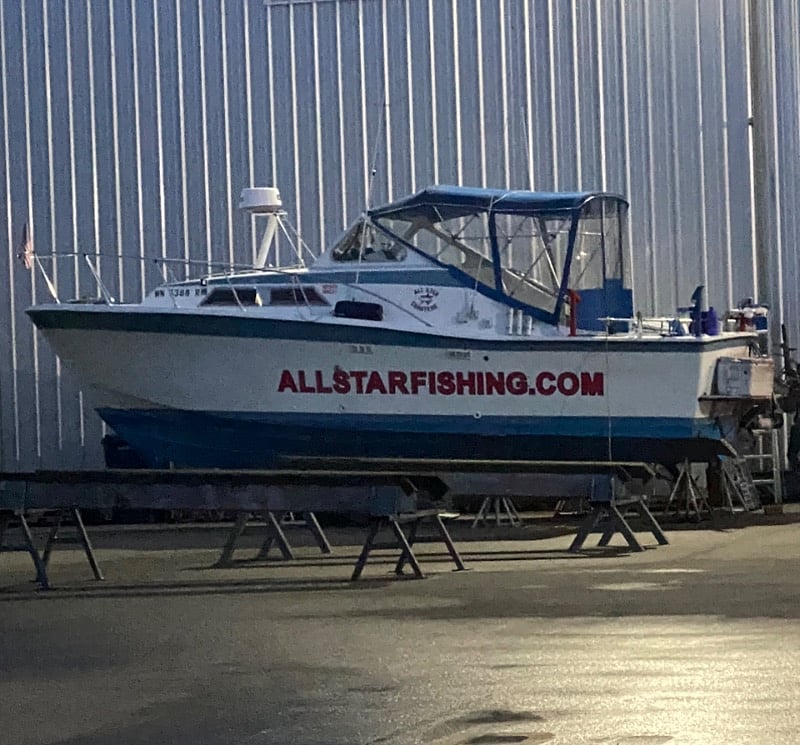 Charter a fishing trip with All Star fishing here in Everett, Washington.