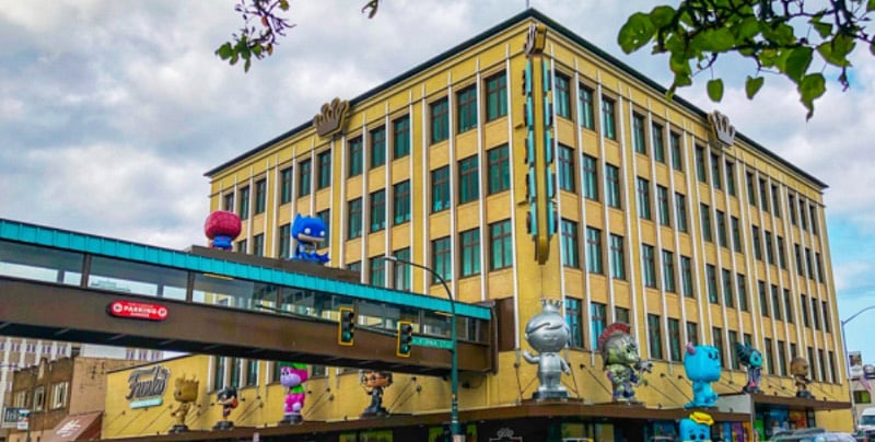 Funko Pop brand Headquarters. 0.8 miles away. Collectible and retail storel. Stop by Karl's bakery for a sweet treat before visiting.