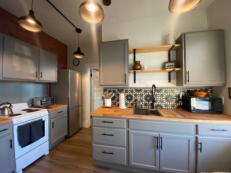large kitchen sink