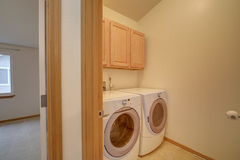 3rd floor, hi efficient appliances in laundry room.
