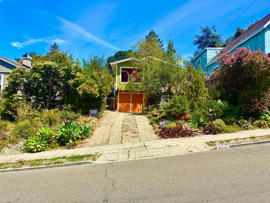 reliable parking in front of house
