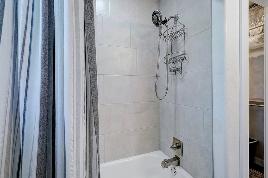 Private bath for bedroom 2