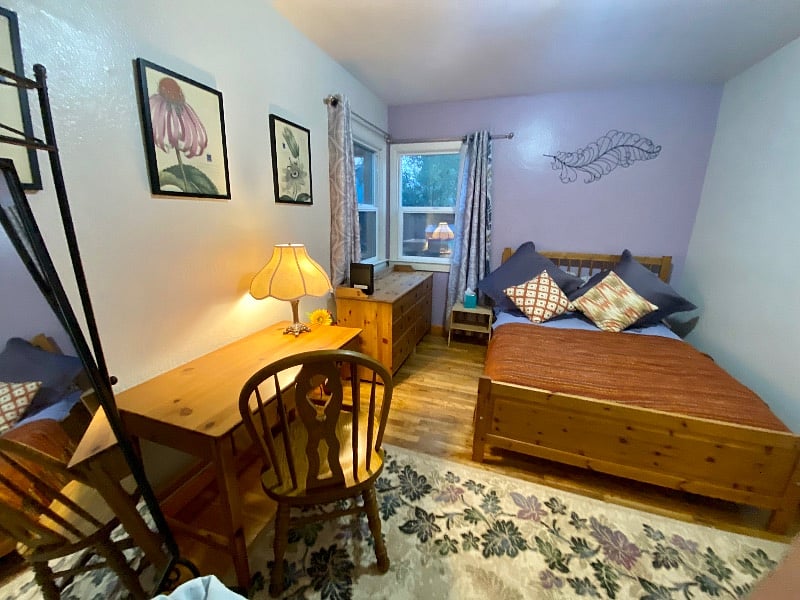 Bedroom number one. 