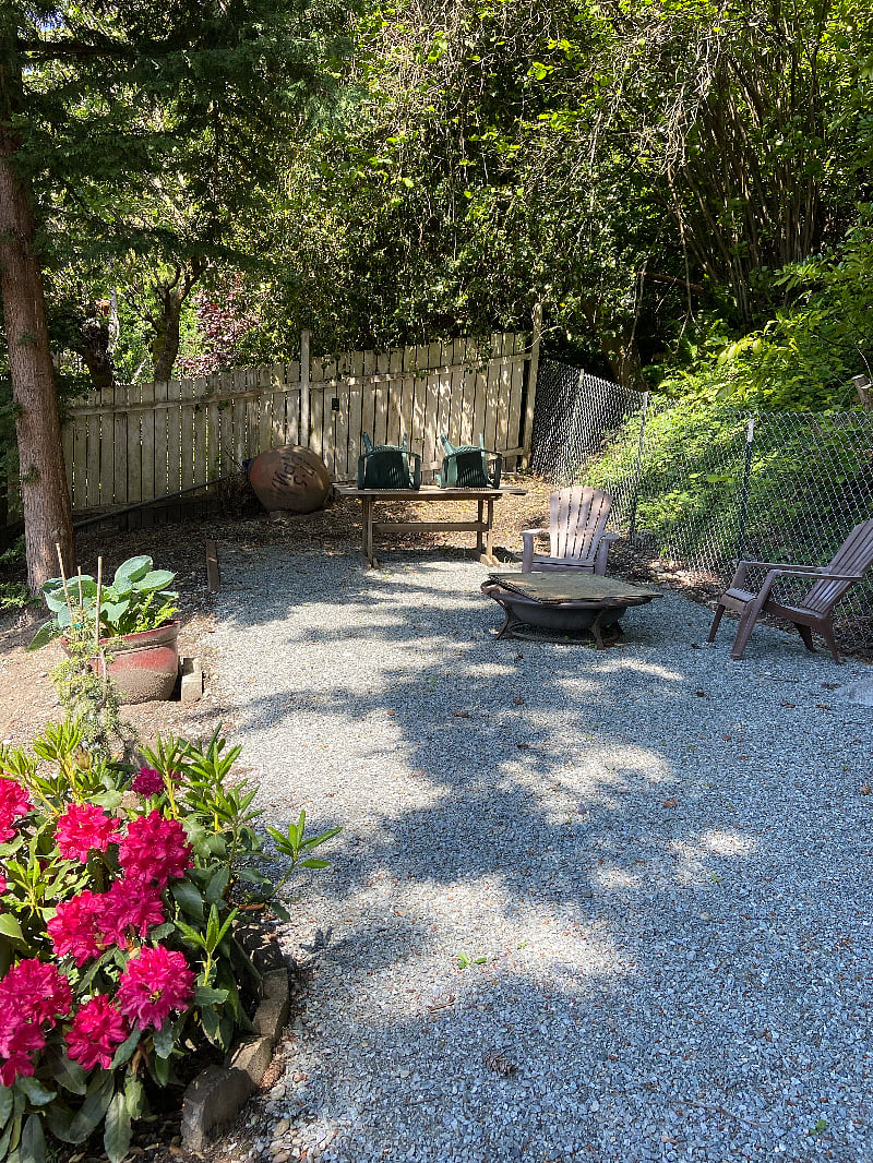 Fire pit area