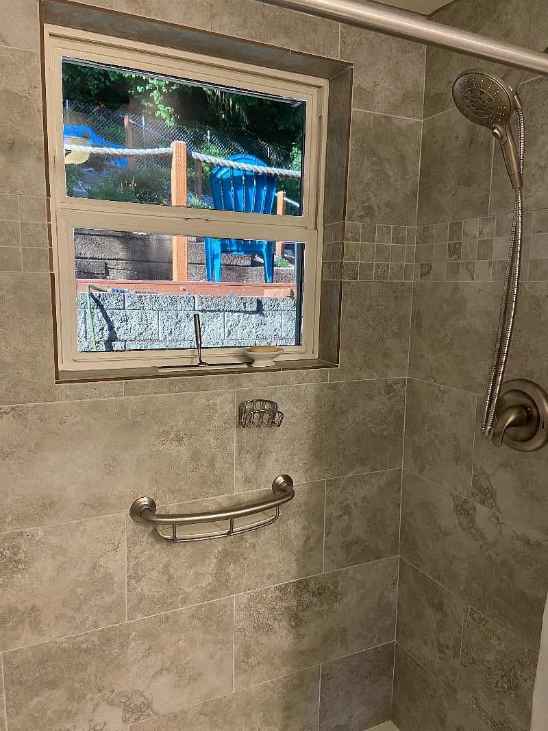 walk in shower