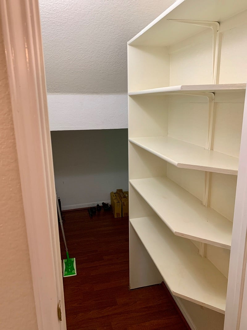 Large Pantry w/ Vacuum, Broom, Mop & Extra Storage Under Stairs