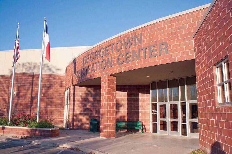 Walk or drive to Georgetown Rec for great fitness classes, lap pool, indoor jogging trail, indoor pickleball and more.
