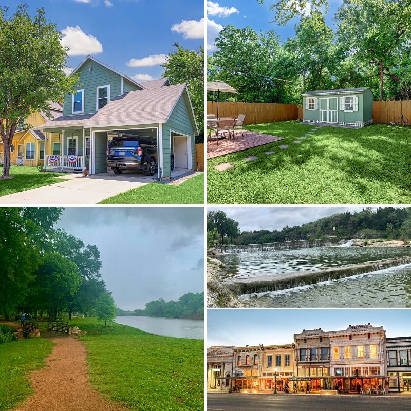 Walk to dining, swimming holes & 30 miles of trails and parks!