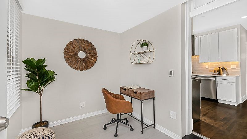 Natural light provides the perfect backdrop for your workspace.