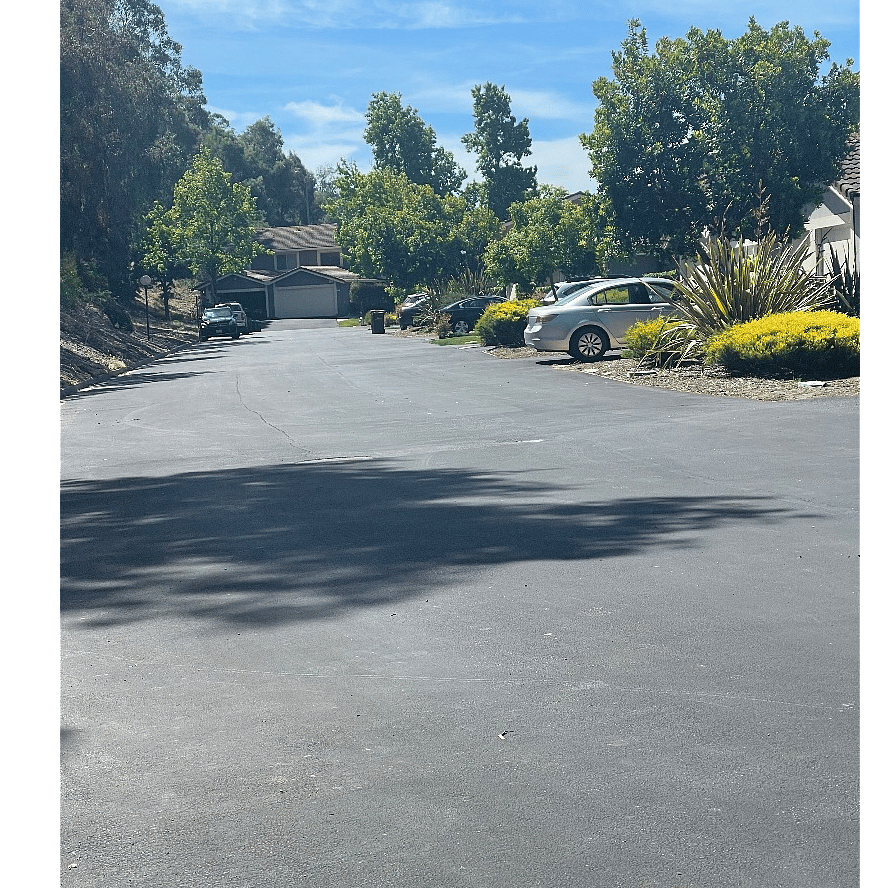Off street parking on our private street 