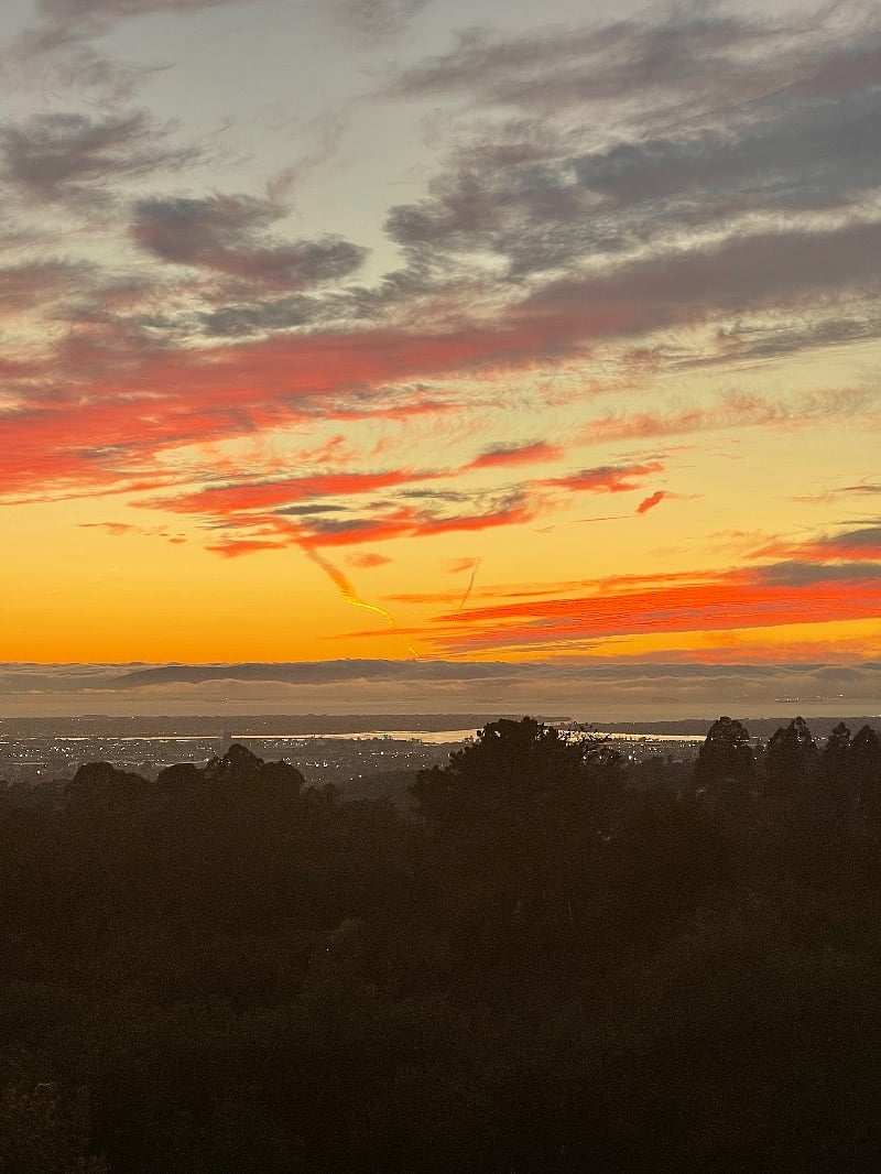View from the master bedroom window 