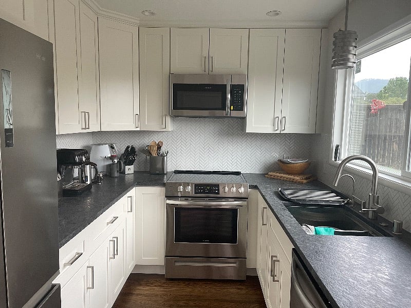 newly remodeled kitchen
