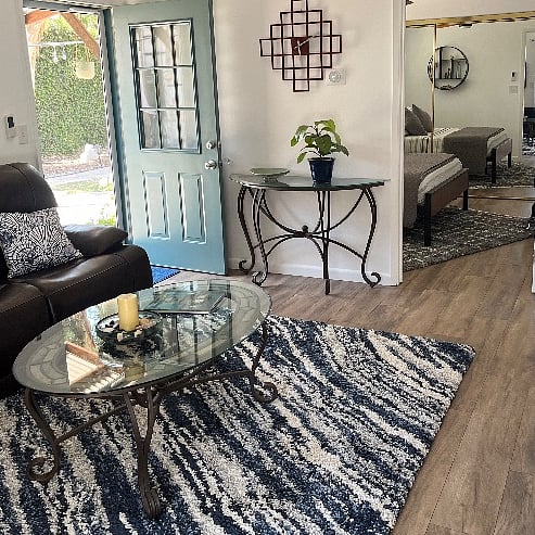 Front door & bedroom door