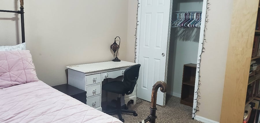 Bedroom 3 closet space