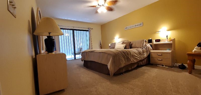 Master bedroom suite overlooking ocean and beach 
