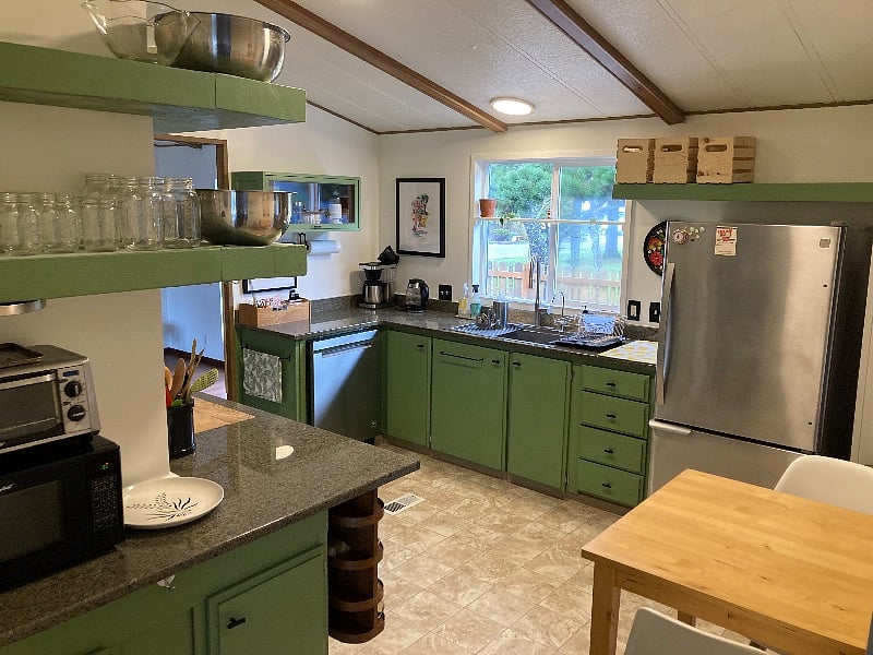 Large open kitchen with everything you need to cook great meals at home.