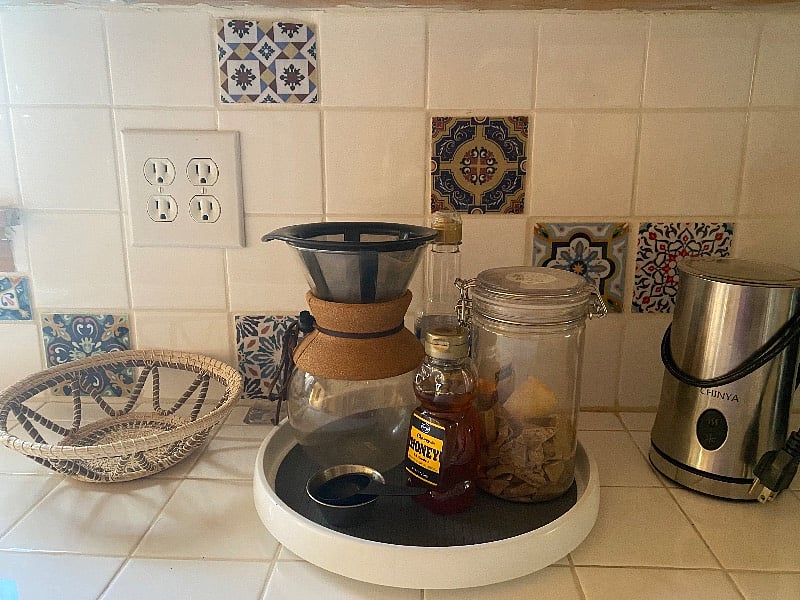 We drink a lot of coffee in Portland. I have a normal coffee maker too