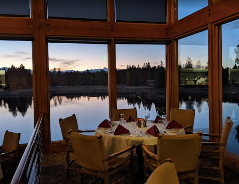 View from restaurant