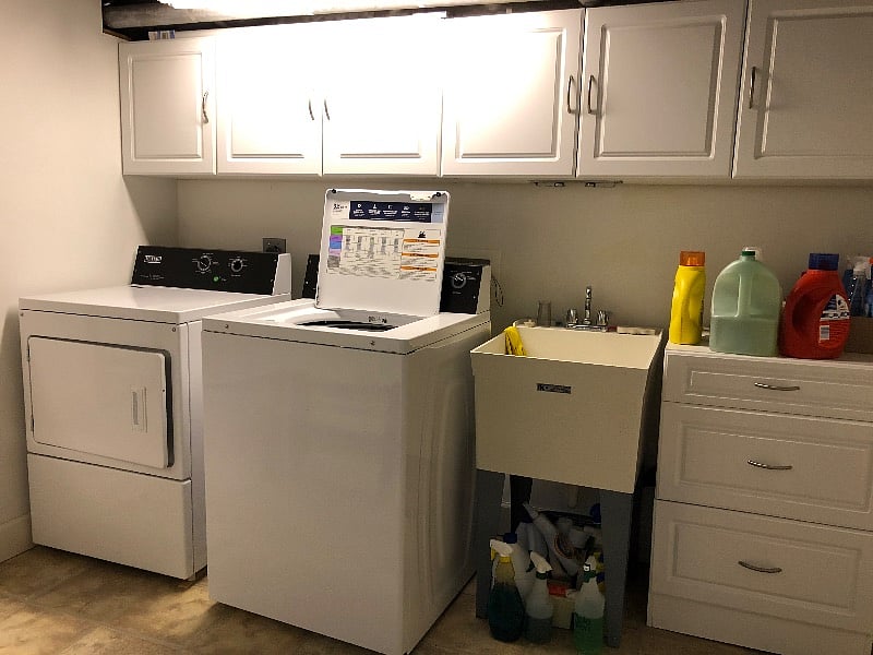 Laundry room. Lower level.