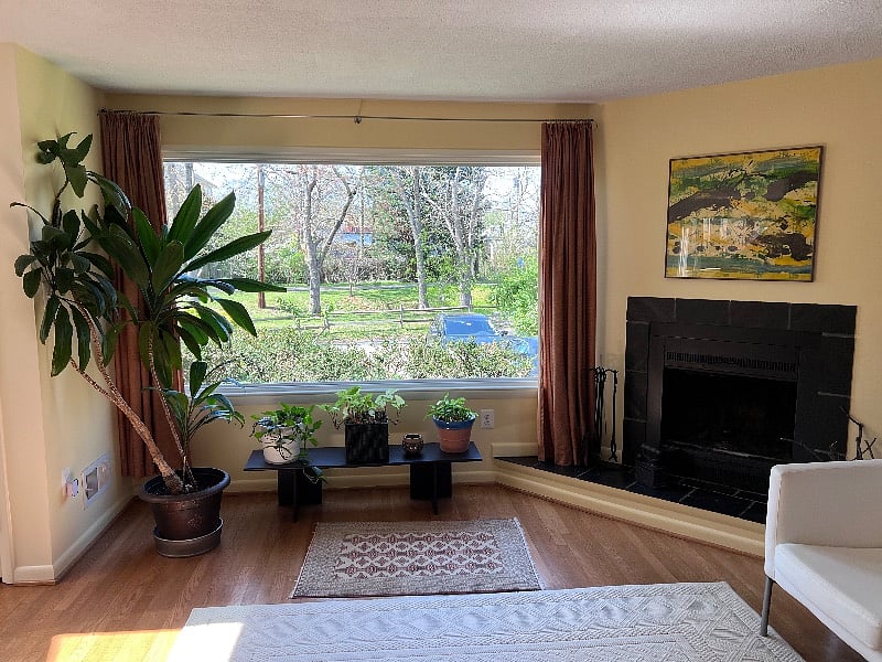 Living Room with Fireplace