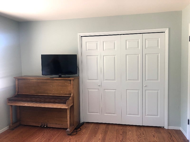 Roku TV and large double closet